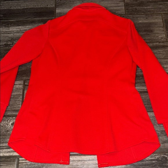 Vibrant Red Casual Button Down Shirt 60s 70s small - Picture 7 of 7